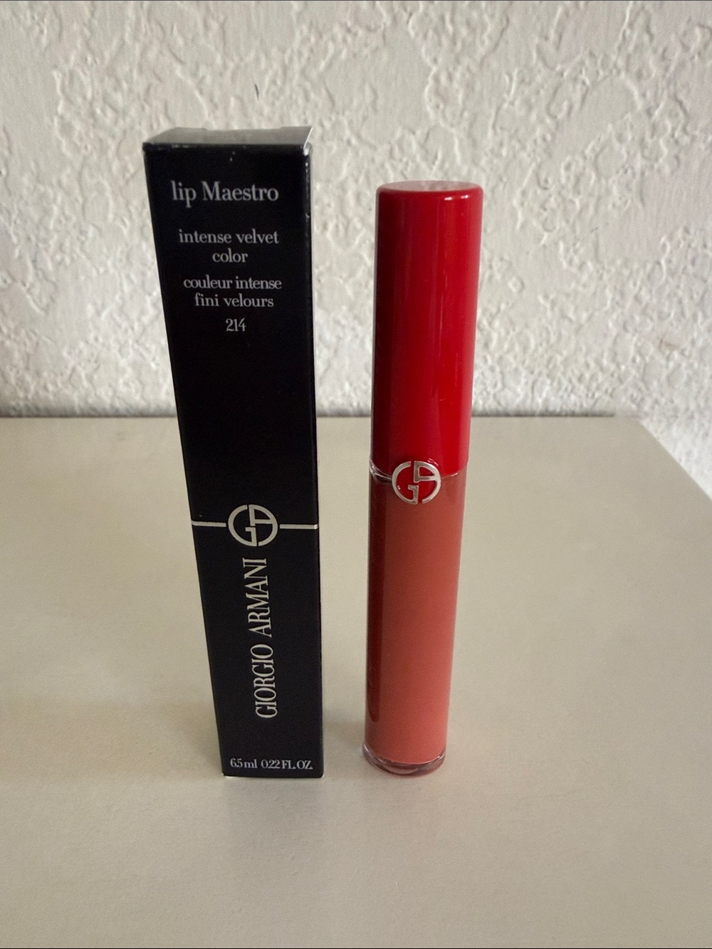 Giorgio Armani Lip Maestro Intense Velvet Color - 214 Ambra